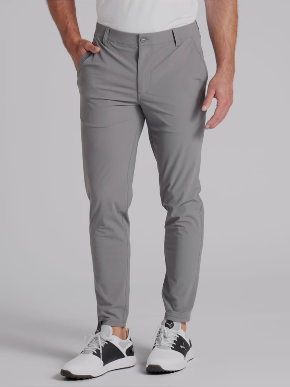 PUMA GOLF | Men’s 101 EVO Golf Pants in Charcoal Grey, Size 33 x 32